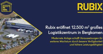 Erweiterungsreserve von zweitausendfünfhundert Quadratmeter sichert künftige Kapazitätssteigerung und Skalierbarkeit Rubix startet zweistufiges Logistiknetzwerk im DACH-Raum mit zwei (Foto: Rubix GmbH)