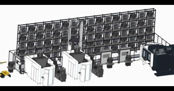 WORK L Linearpalettenspeicher reduziert Rüstzeiten und maximiert Spindelstunden (Foto: WASSERMANN TECHNOLOGIE GmbH)